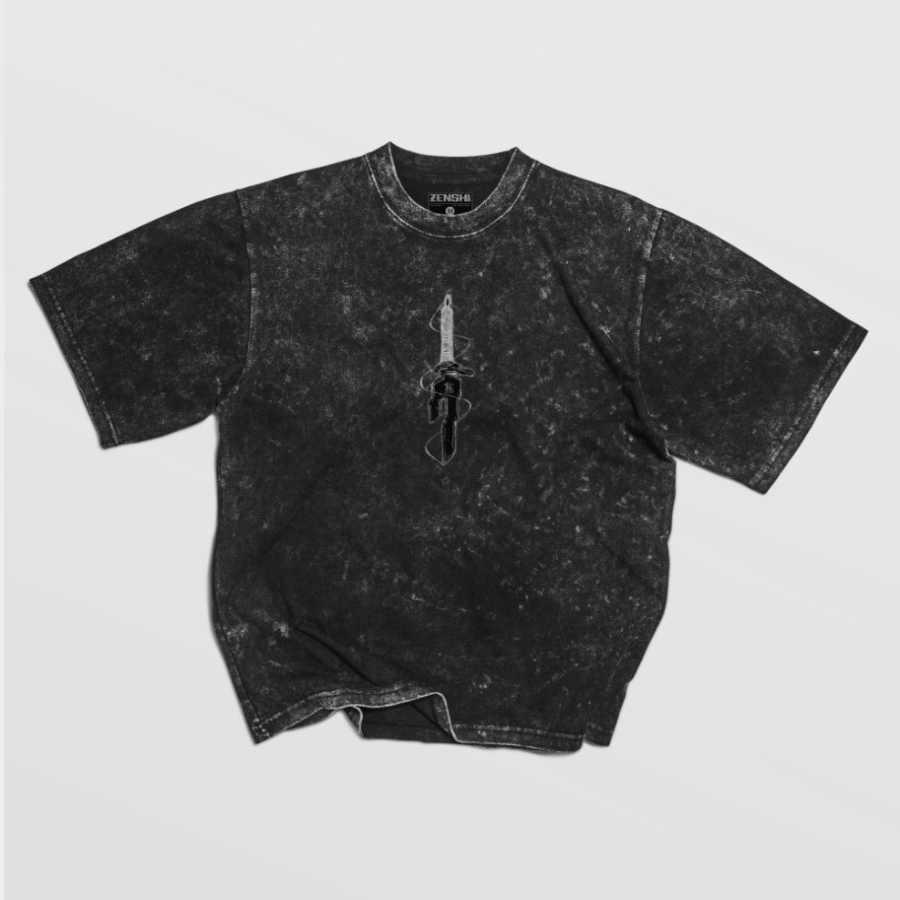 Spear of Heaven – Acid Washed Oversized T-Shirt