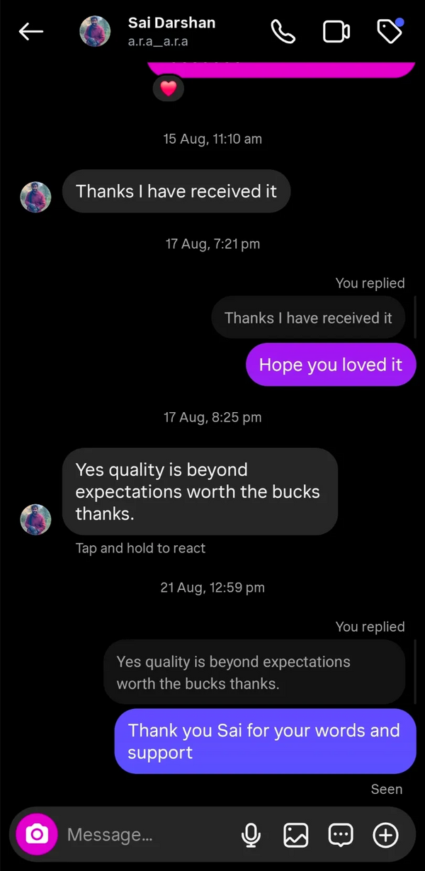 Customer testimonial 5